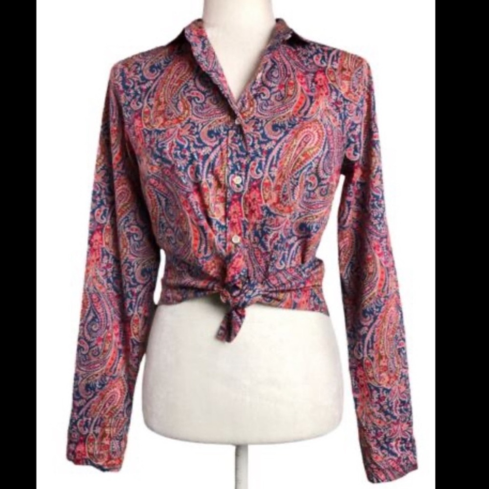J. Crew Liberty of London | Felix Isabella Paisley Button Down Shirt - Picture 4 of 12